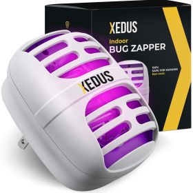 Bug Zapper Indoor Plug in Mosquito Killer lamp Insect Trap Electric Insect Repellent Pest Control for Bedroom Kitchen Office Home