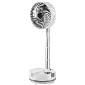 8 inch Foldable Rechargeable Oscillating Fan 3 in 1 Remote 8 Speeds
