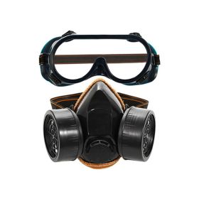 Respirator Mask with Safety Glasses Filters for Dust