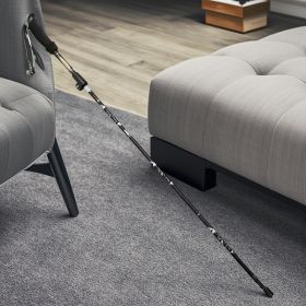 "5-Section Collapsible Trekking Poles - Lightweight Aluminum Alloy with External Lock, Adjustable 24-55" for Hiking"