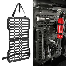 Universal Seat Back Molle Panel Organizer With Gun Holder Truck Mount Rack Tactical Seat Back Organizer