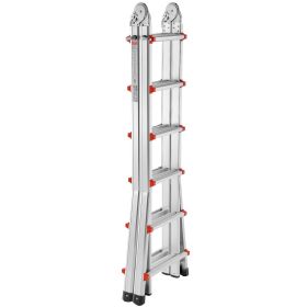 VEVOR Telescoping Ladder A Frame 20 FT Extension Multi-Function for Homework