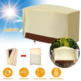 210D Waterproof Outdoor BBQ Grill Cover Windproof Dustproof Patio Gas Grill Oven Protector Oxford Cloth Garden GPCT1580 (Option: 64IN)