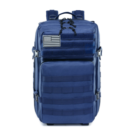 Outdoor Mountaineering Bag Tactical Leisure Bag Army Fan Travel Computer Bag Individual Soldier Package (Option: Blue)