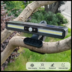 1 Pack Of Solar Outdoor Sensor Lights - IP65 Waterproof, 10,000 Lumens High Brightness, Auto Switching, Can Be Clipped, Wall Mounted, Suitable Fo (Option: Solar sensor lights)